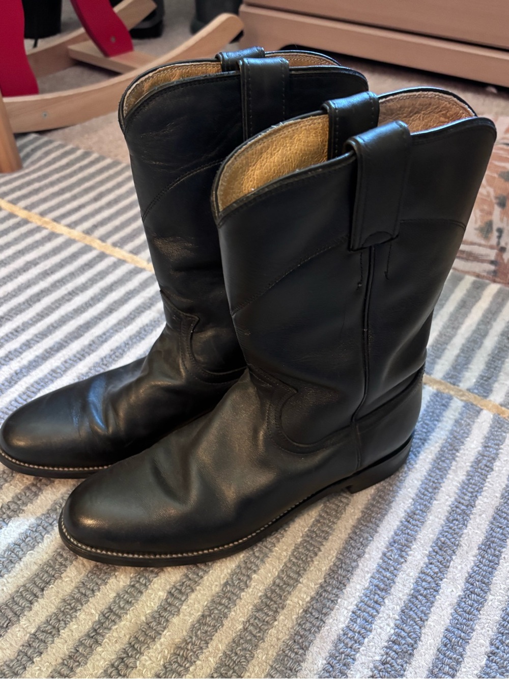 Justin Women’s 8 Black Roper Boots